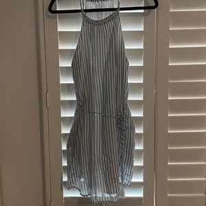 Striped Linen/Cotton Dress